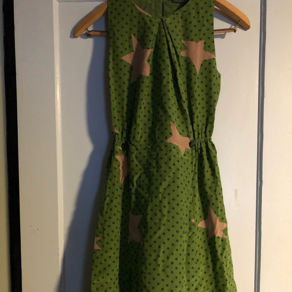 Anthropologie Girls From Savoy Size 2 Stars/Dots